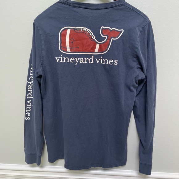 Vineyard Vines Kids Navy Long Sleeve Tee - Picture 8 of 8